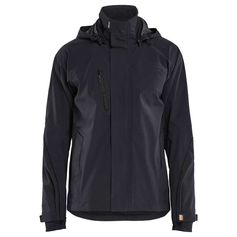 blaklader-shell-jack-stretch-zwart-charcoal