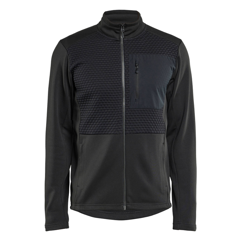 blaklader-sweatvest-met-hele-rits-zwart