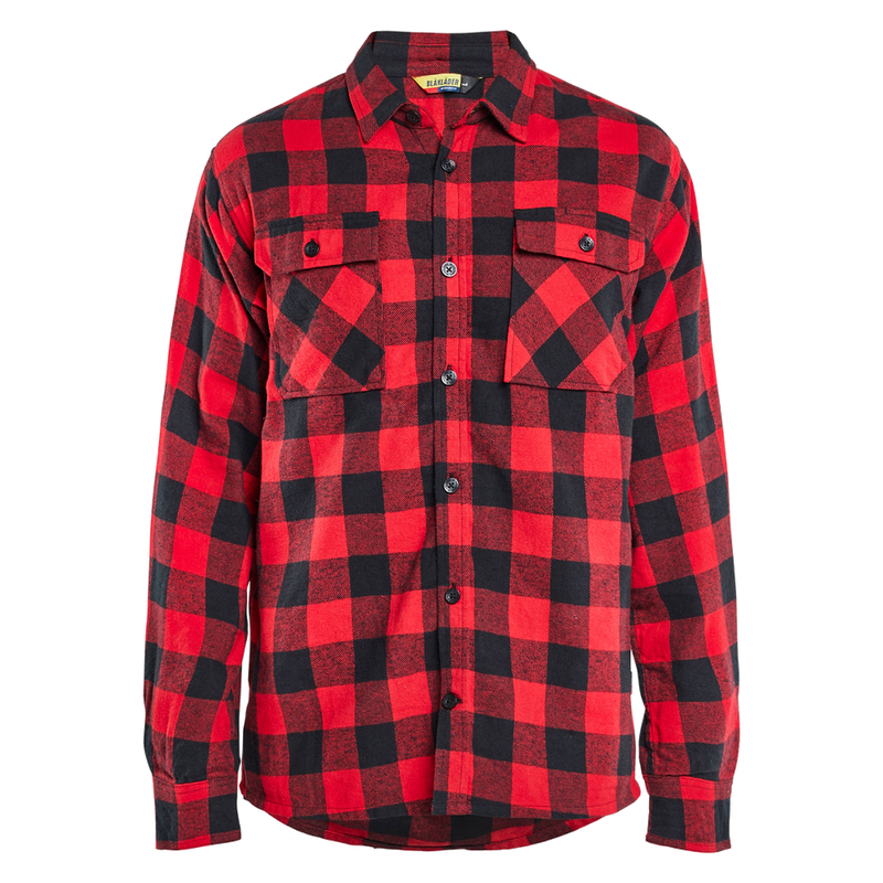 blaklader-overhemd-flanel-rood-zwart