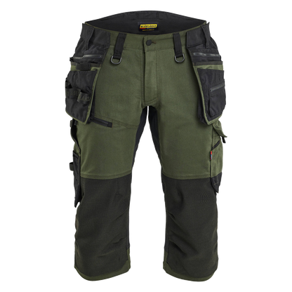 blaklader-striker-piraatbroek-met-stretch-donkergroen-zwart