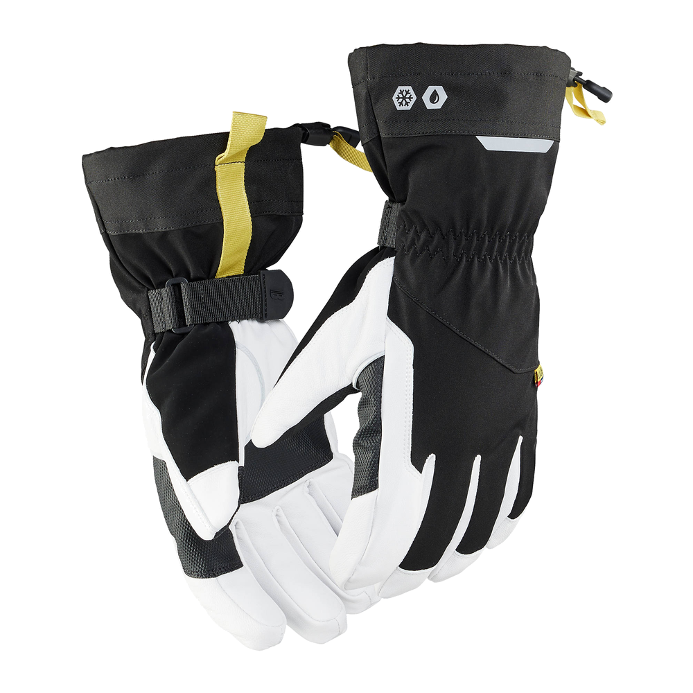 blaklader-supreme-winter-werkhandschoenen-leder-gevoerd-waterdicht-zwart-wit