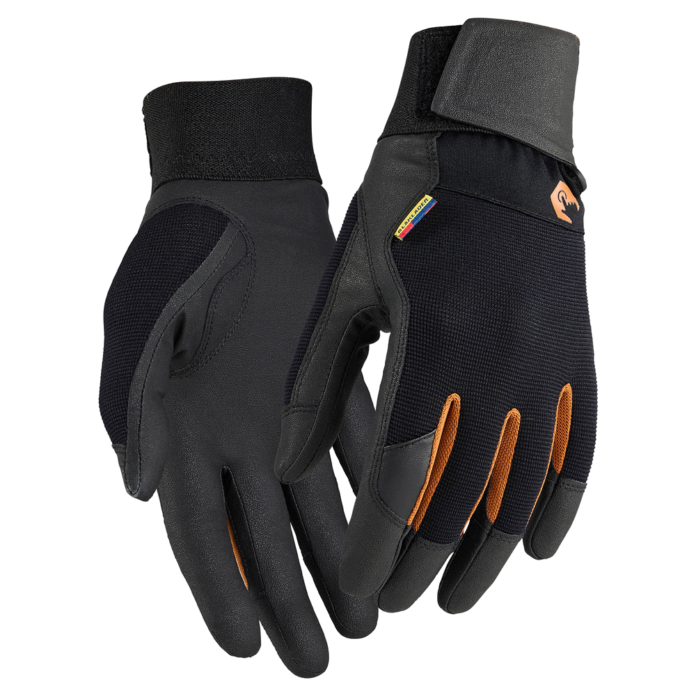 blaklader-supreme-strong-werkhandschoenen-synthetisch-leer-klittenbandsluiting-zwart-oranje