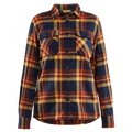 blaklader-dames-overhemd-flanel-donkerrood-navy