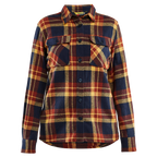 blaklader-dames-overhemd-flanel-donkerrood-navy