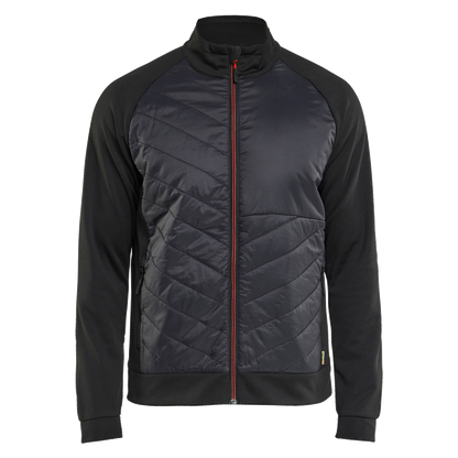 blaklader-hybride-sweatvest-zwart-rood