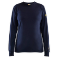 blaklader-vlamvertragend-dames-t-shirt-lange-mouwen-navy