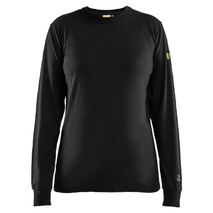 blaklader-vlamvertragend-dames-t-shirt-lange-mouwen-zwart