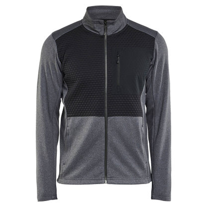 blaklader-sweatvest-met-hele-rits-zwartmelange