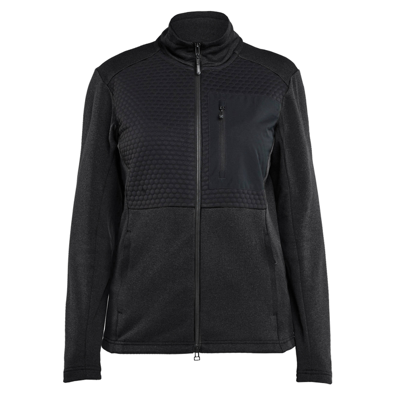 blaklader-dames-sweatvest-met-hele-rits-zwart