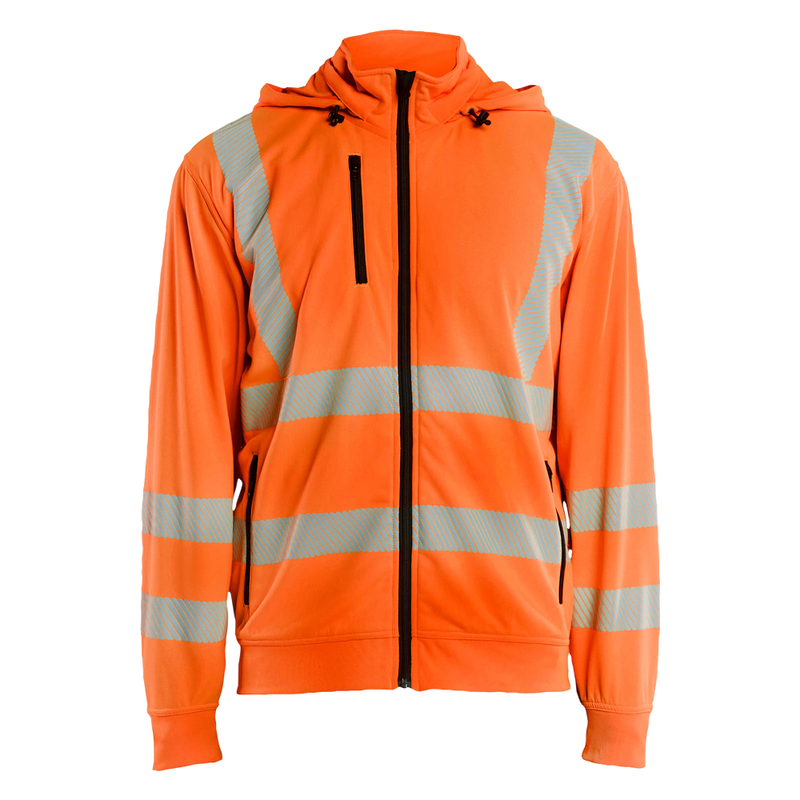 blaklader-high-vis-sweatvest-met-afneembare-capuchon-oranje