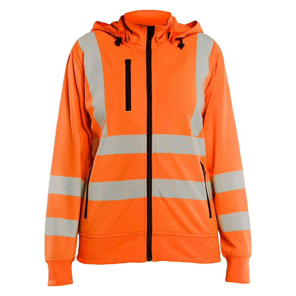 blaklader-dames-high-vis-sweatshirt-met-afneembare-capuchon-oranje