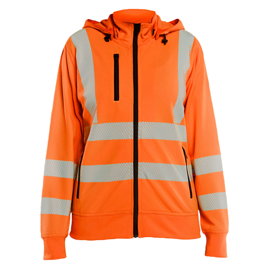 blaklader-dames-high-vis-sweatshirt-met-afneembare-capuchon-oranje