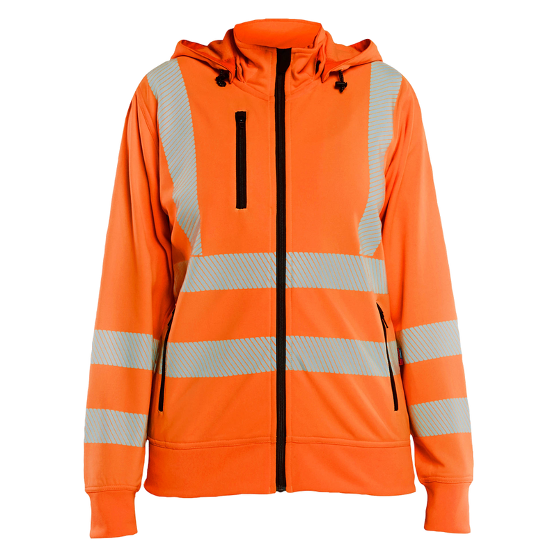 blaklader-dames-high-vis-sweatshirt-met-afneembare-capuchon-oranje