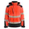 blaklader-high-vis-lichtgewicht-softshell-winterjas-rood-zwart