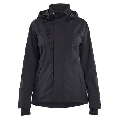blaklader-dames-shell-jack-stretch-zwart-charcoal