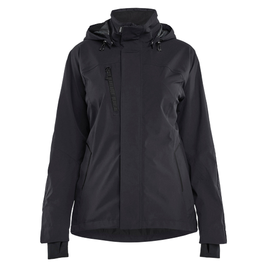 blaklader-dames-shell-jack-stretch-zwart-charcoal