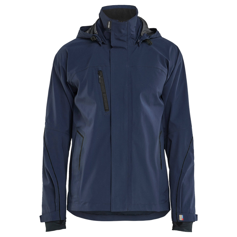 blaklader-shell-jack-stretch-dark-navy-zwart