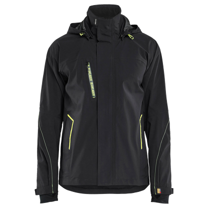 blaklader-shell-jack-stretch-zwart-high-vis-geel