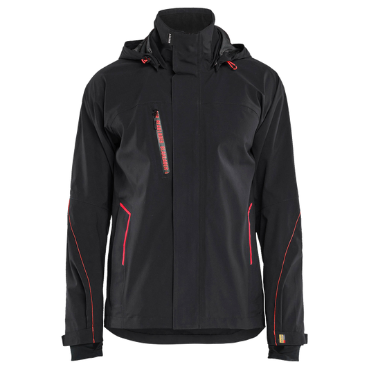 blaklader-shell-jack-stretch-zwart-rood