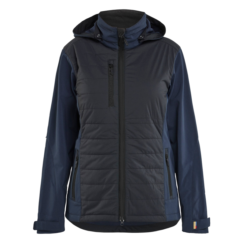 blaklader-dames-hybride-jack-capuchon-dark-navy-zwart