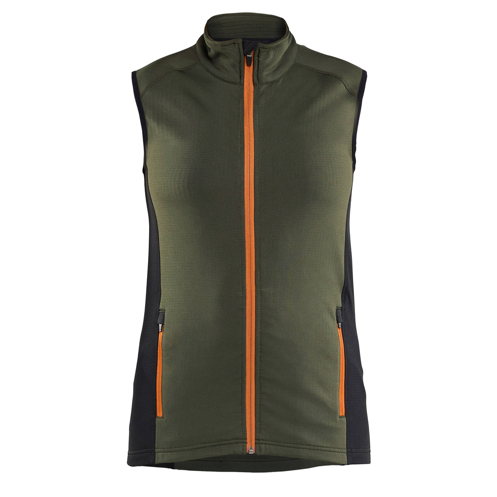 blaklader-striker-dames-bodywarmer-fleece-4746-2539-bosgroen