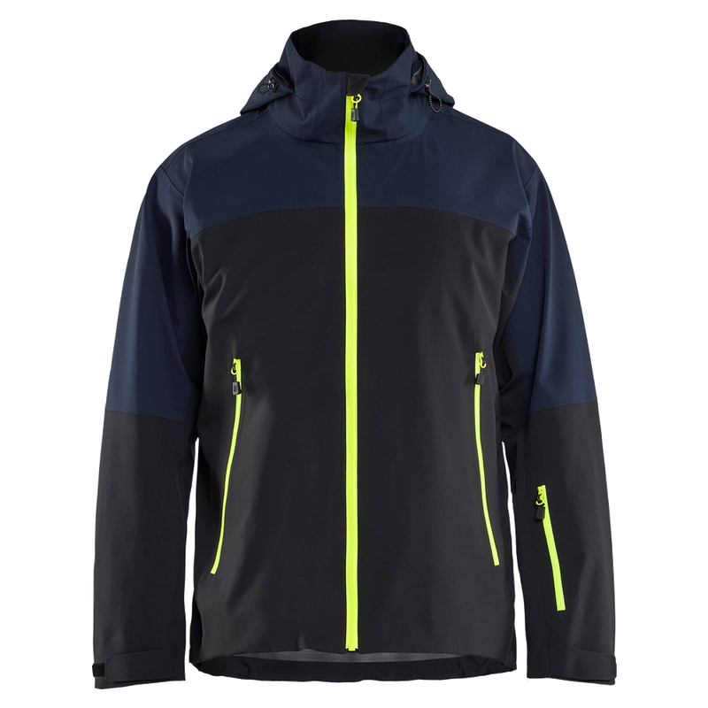 blaklader-striker-shell-jack-stretch-navy-geel