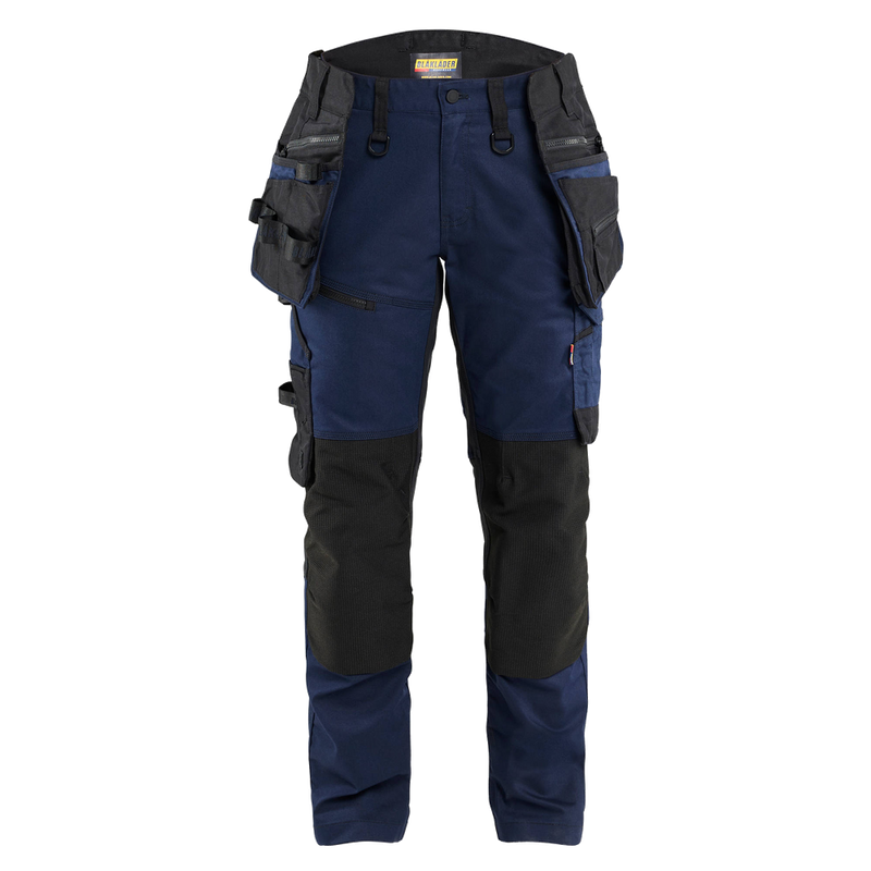 blaklader-striker-dames-werkbroek-met-stretch-dark-navy-zwart