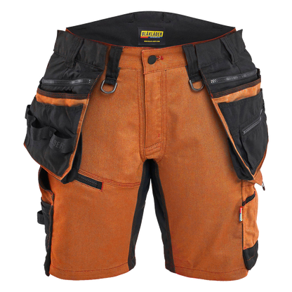 blaklader-striker-dames-2-weg-stretch-shorts-oranje-zwart