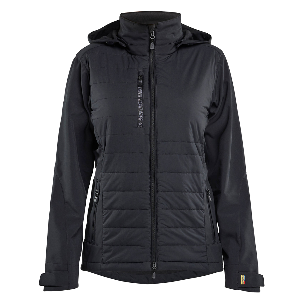 blaklader-dames-hybride-jack-capuchon-zwart-charcoal