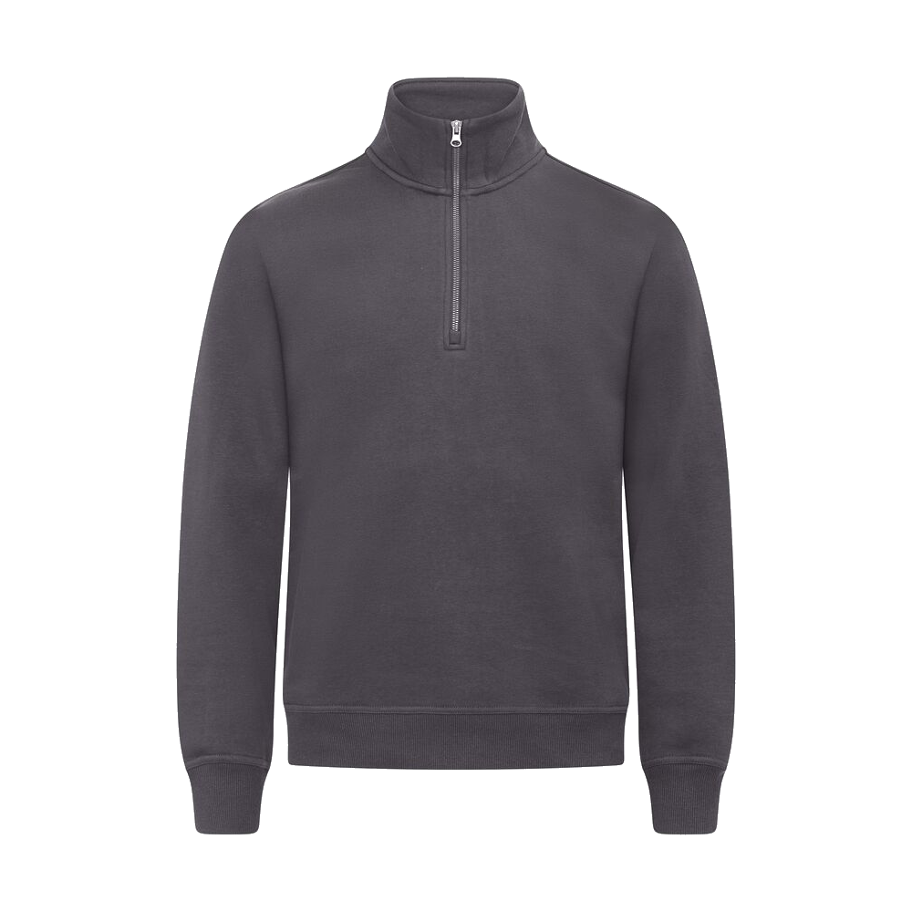 clique-miami-half-zip-metaalgrijs