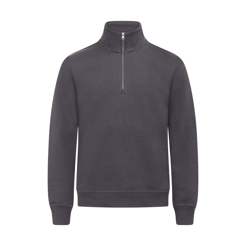 clique-miami-half-zip-metaalgrijs