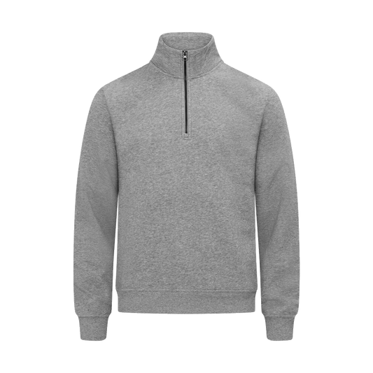 clique-miami-half-zip-grijsmelange