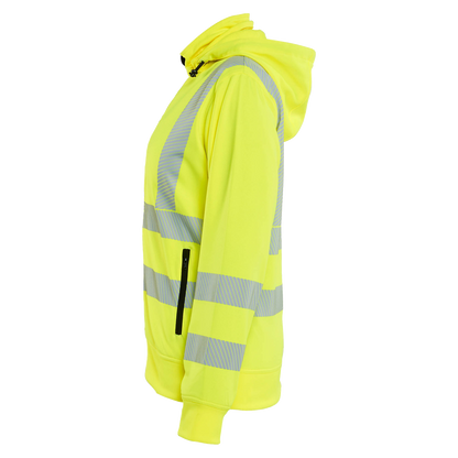 Blaklader Dames High Vis sweatshirt met afneembare capuchon