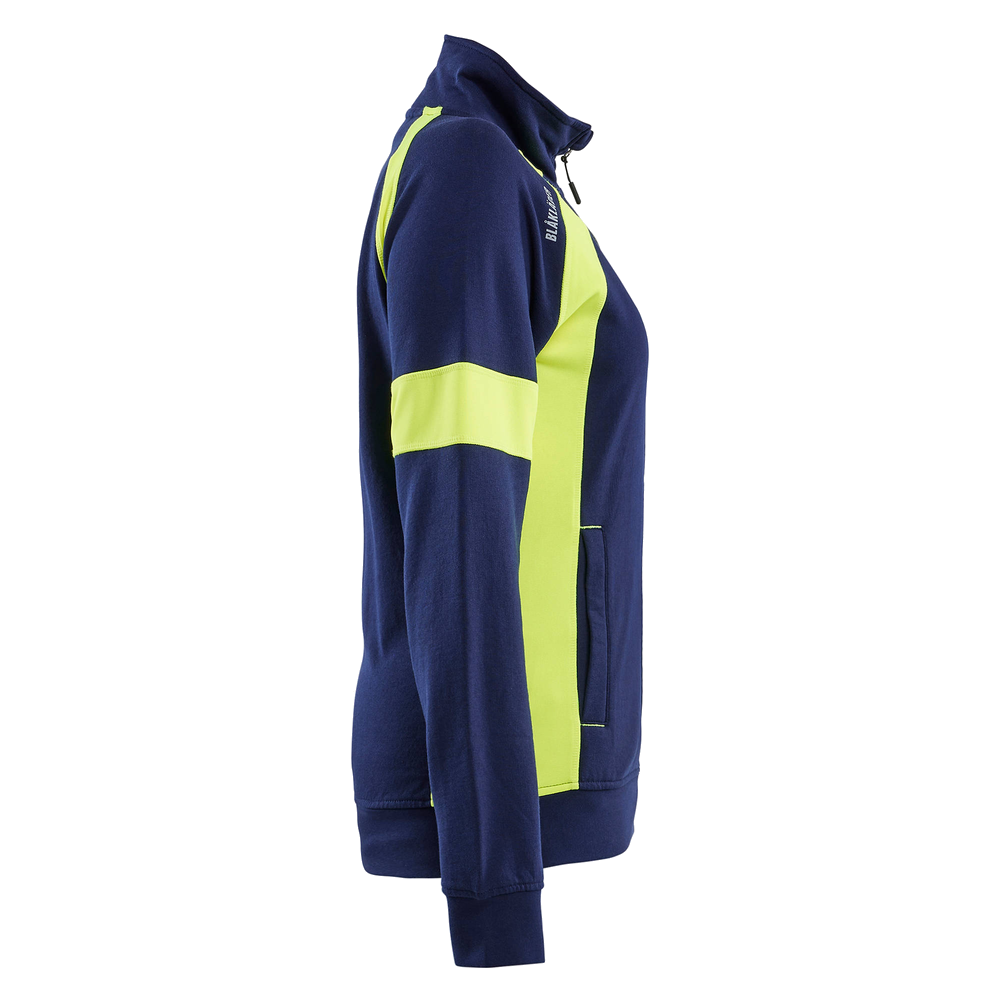 Blaklader Dames Sweatvest visible met rits