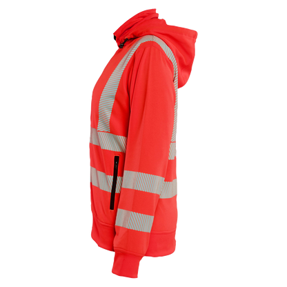 Blaklader Dames High Vis sweatshirt met afneembare capuchon