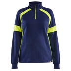 Blaklader Dames Sweatshirt Halfzip visible
