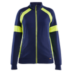 Blaklader Dames Sweatvest visible met rits