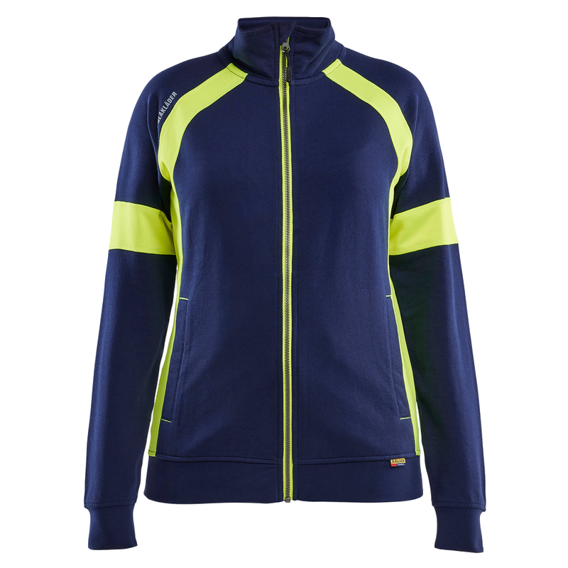 Blaklader Dames Sweatvest visible met rits