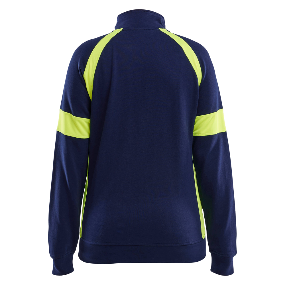 Blaklader Dames Sweatvest visible met rits