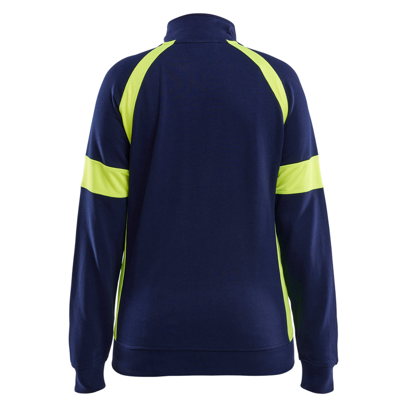 Blaklader Dames Sweatvest visible met rits