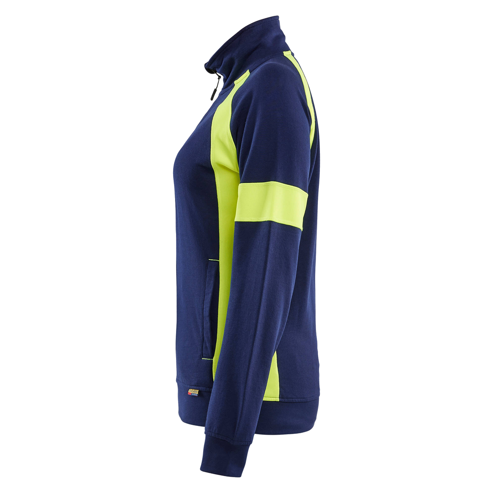 Blaklader Dames Sweatvest visible met rits