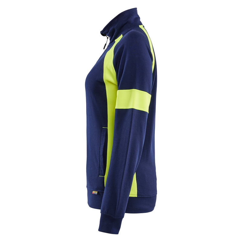 Blaklader Dames Sweatvest visible met rits