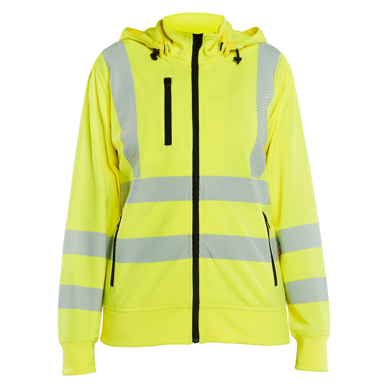 Blaklader Dames High Vis sweatshirt met afneembare capuchon