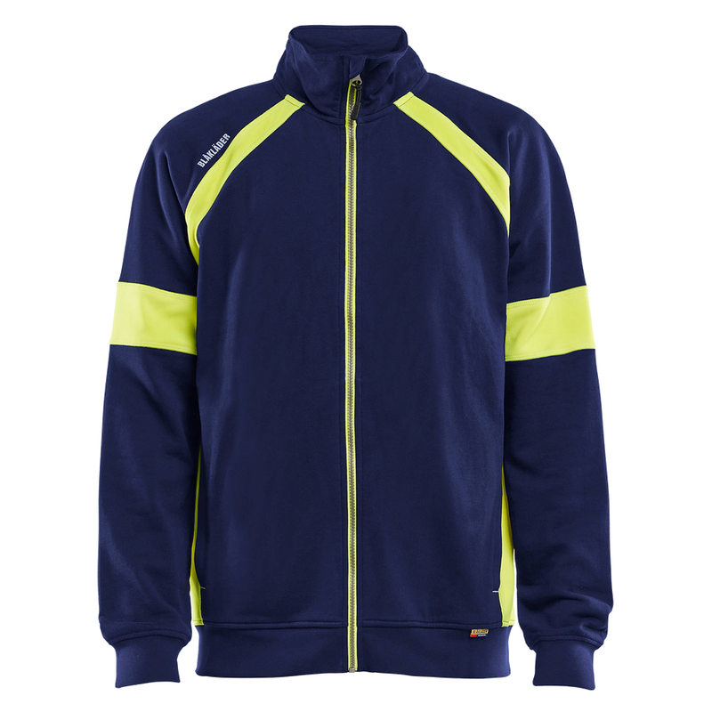 Blaklader Sweatvest visible met rits