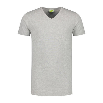 ls-t-shirt-v-hals-korte-mouw-heren-gray-heather