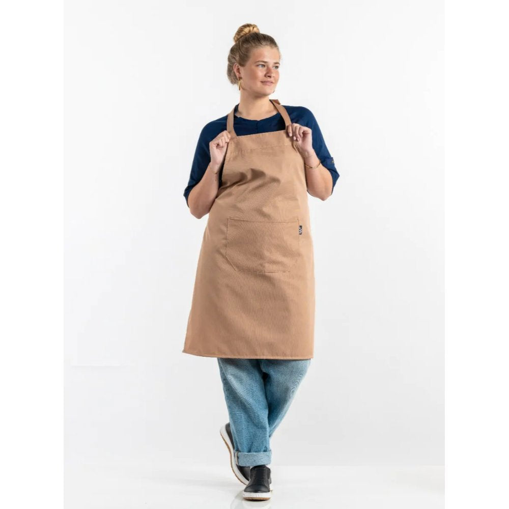 chaud-devant-basix-schort-bib-apron-latte-75-x-85-cm-566-bruin