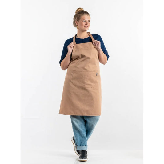 chaud-devant-basix-schort-bib-apron-latte-75-x-85-cm-566-bruin