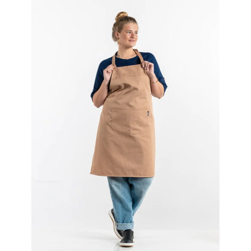 chaud-devant-basix-schort-bib-apron-latte-75-x-85-cm-566-bruin