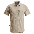 snickers-litework-werkhemd-korte-mouwen-khaki