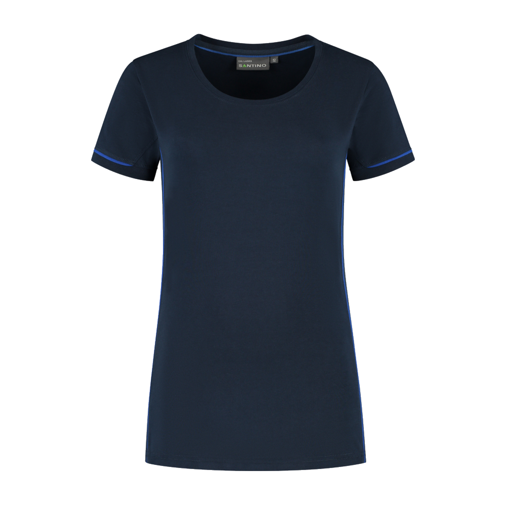 santino-contrast-t-shirt-cal-ladies-navy-kobaltblauw
